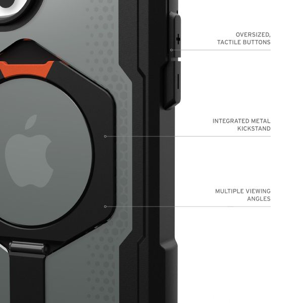 UAG Coque Plasma XTE MagSafe Apple iPhone 16 Pro - Orange & Black