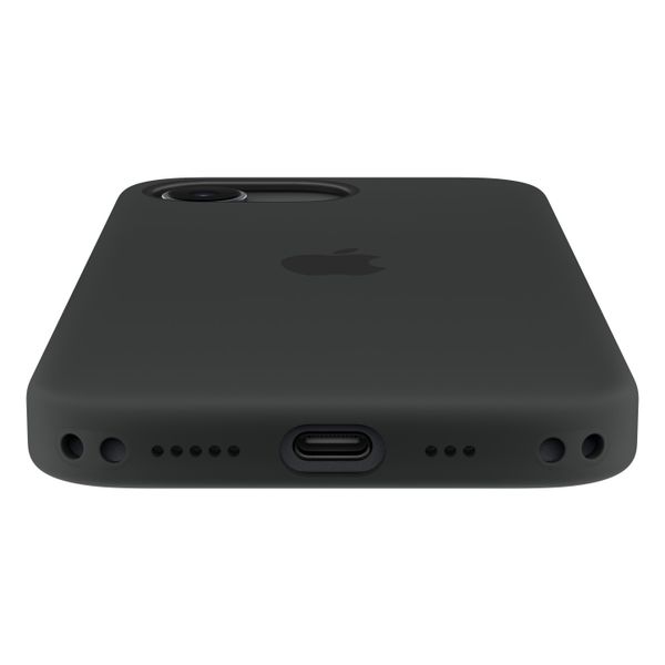 Apple Coque en silicone avec MagSafe Apple iPhone 17e - Black