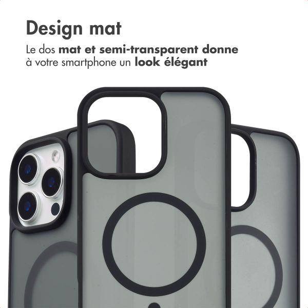 imoshion Coque Color Guard avec MagSafe Apple iPhone 15 Pro Max - Noir