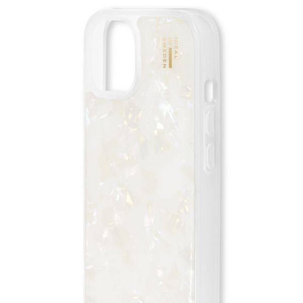 iDeal of Sweden Coque Pearlized Apple iPhone 17e / 16e / 15 / 14 / 13 - Blanc