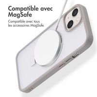 Accezz Coque Ring Stand avec MagSafe Apple iPhone 13 - Gris