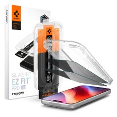 Spigen Protection d'écran en verre trempé GLAStR Privacy Applicator - lot de 2 Apple iPhone 18 Pro Max