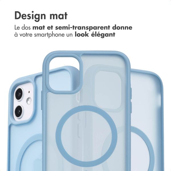 imoshion Coque Color Guard avec MagSafe Apple iPhone 11 - Bleu clair