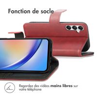 imoshion Étui de télephone portefeuille de luxe Samsung Galaxy A35 - Rouge