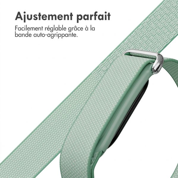 imoshion Bracelet en nylon Fitbit Air - Mint Green