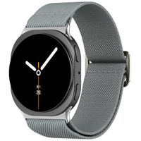 imoshion Bracelet en nylon élastique Samsung Galaxy Watch 8 (40/44mm) / Classic (46mm) - Gris