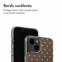 imoshion Coque Design Apple iPhone 13 - Polka Dot Bruin