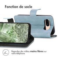 imoshion Étui de télephone portefeuille de luxe Google Pixel 8a - Bleu clair