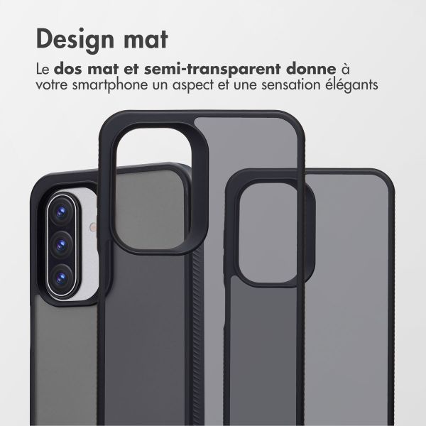 Accezz Coque Givrée Robuste Samsung Galaxy A17 (5G) / (4G) - Noir
