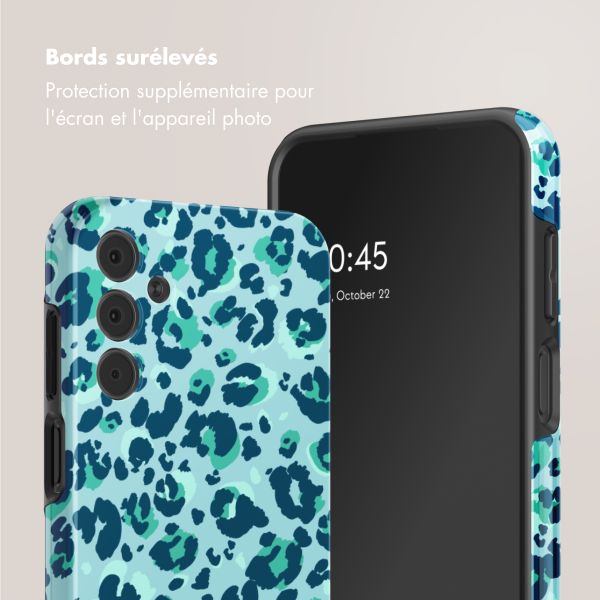 Selencia Coque arrière Vivid Samsung Galaxy A15 (5G/4G) - Wild Spots Light Blue