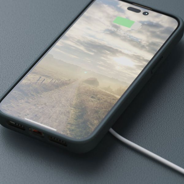 Njorð Collections Coque en tissu Apple iPhone 14 Pro Max - Dark Grey