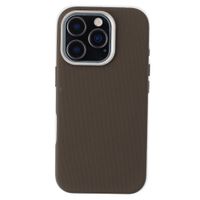 Accezz Coque arrière Mesh avec MagSafe Apple iPhone 16 Pro - Marron