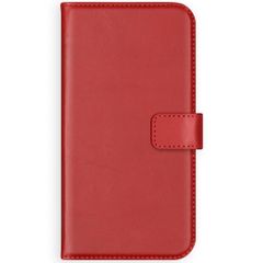 Selencia Étui portefeuille en cuir véritable Samsung Galaxy S20 - Rouge