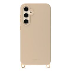 Selencia Coque arrière Rivièra avec MagSafe avec crochets amovibles Samsung Galaxy S23 FE - Milky Latte