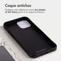 imoshion Étui de télephone portefeuille Design Apple iPhone 12 (Pro) - Sandy Marble
