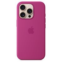 Apple Coque en silicone MagSafe Apple iPhone 16 Pro - Fuchsia