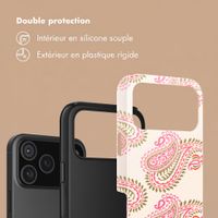 Selencia Coque arrière Vivid Apple iPhone 18 Pro Max / 17 Pro Max - Paisley Blush