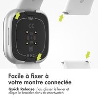 imoshion Bracelet silicone Fitbit Versa / Versa 2 / Versa Lite - Taille L - Blanc
