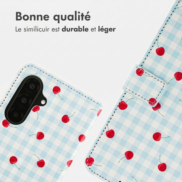 imoshion Étui de télephone portefeuille Design Samsung Galaxy A56 - Cherry Check