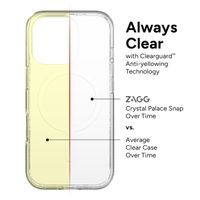 ZAGG Coque Crystal Palace Snap MagSafe Apple iPhone 16 Pro - Clear