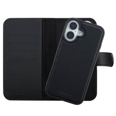 Selencia Étui portefeuille amovible Olyn avec MagSafe Apple iPhone 16 - Noir