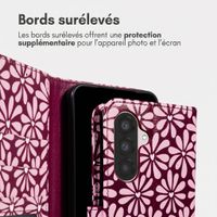 imoshion Étui de télephone portefeuille Design Samsung Galaxy A17 (5G) / (4G) - Bloom Love Blush