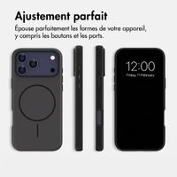 imoshion Coque arrière Color avec Thin MagSafe Ring Apple iPhone 17 Pro - Noir