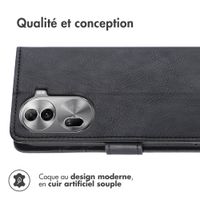 imoshion Étui de télephone portefeuille de luxe Oppo Reno 11 F - Noir