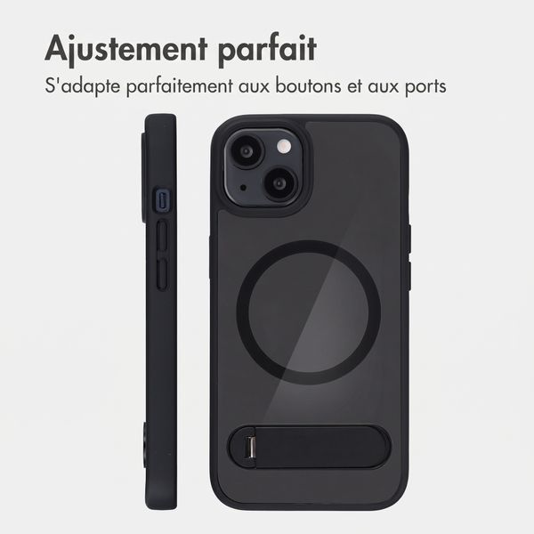 Accezz Coque arrière Hold avec MagSafe Apple iPhone 13 - Black