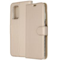 Accezz Étui de télephone Wallet Samsung Galaxy A72 - Doré