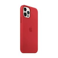 Apple Coque en silicone MagSafe Apple iPhone 12 (Pro) - Red