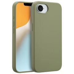 Accezz Coque Liquid Silicone avec MagSafe Apple iPhone 17e / 16e - Cooper Green