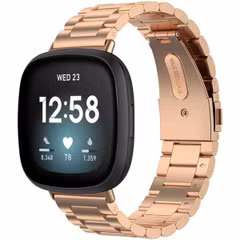 imoshion Bracelet en acier Fitbit Versa 4 / 3 / Sense (2) - Rose Doré
