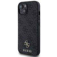 Guess Coque 4G Metal Logo MagSafe Apple iPhone 15 - Noir
