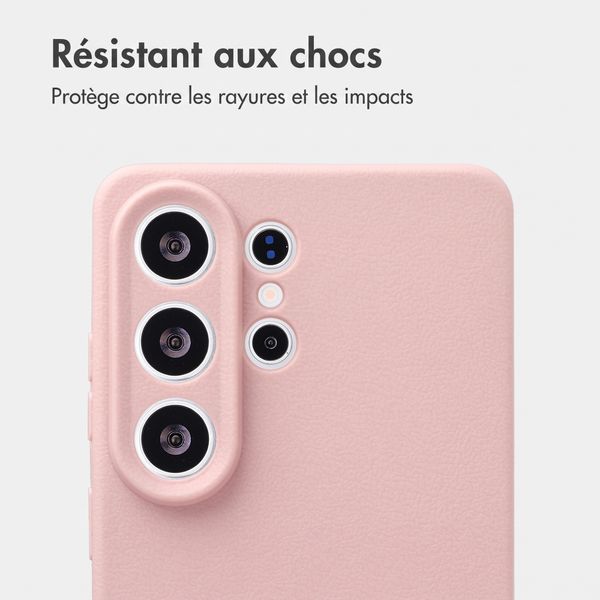 imoshion Coque arrière Texture Samsung Galaxy S26 Ultra - Rose
