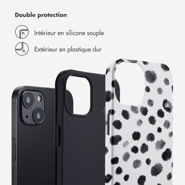 Selencia Coque arrière Vivid Apple iPhone 13 - Trendy Leopard