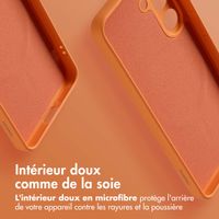 imoshion Coque Couleur avec MagSafe Samsung Galaxy S25 - Orange