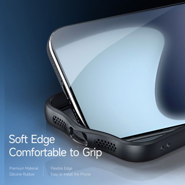 Dux Ducis Coque arrière Aimo avec MagSafe Apple iPhone 17 Pro Max - Transparent