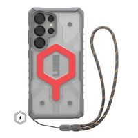 UAG Coque Pathfinder MagSafe avec dragonne Samsung Galaxy S25 Ultra - Clear Lava