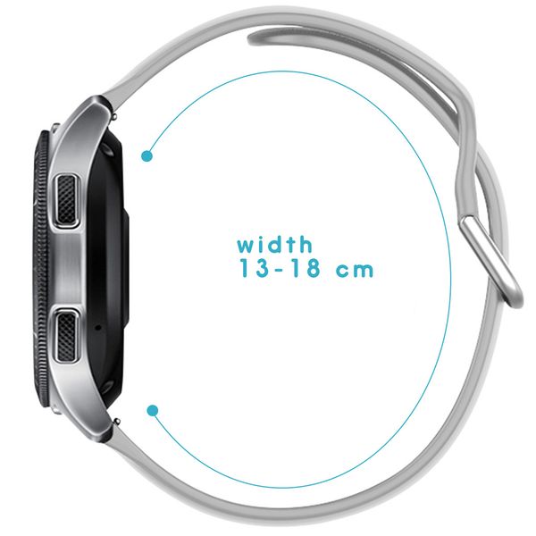 imoshion Bracelet silicone Samsung Galaxy Watch 4 / 5 / 6 / 7 / FE (20 mm) - Gris clair