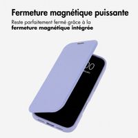 imoshion Bookcase transparente avec MagSafe Apple iPhone 18 Pro Max / 17 Pro Max - Lilas
