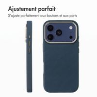 Accezz Coque arrière Mesh avec MagSafe Apple iPhone 17 Pro Max - Bleu foncé