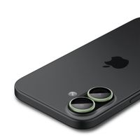 Spigen Optik Pro EZ Fit Lens Protector - Protection d'objectif de caméra (lot de 2) Apple iPhone 17 / 16 Plus - Vert