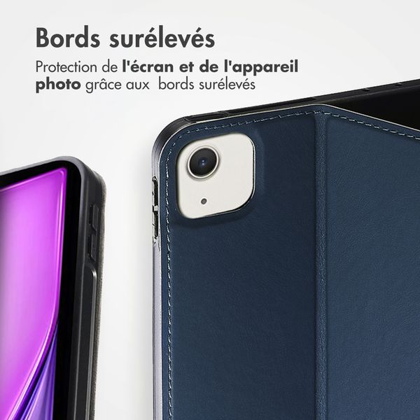Accezz Coque tablette Classic Apple iPad Air 13 pouces (2026) M4 / (2025) M3 / (2024) M2 - Bleu foncé