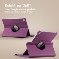imoshion Coque tablette rotatif à 360° Apple iPad 9 (2021) 10.2 pouces / iPad 8 (2020) 10.2 pouces / iPad 7 (2019) 10.2 pouces - Violet