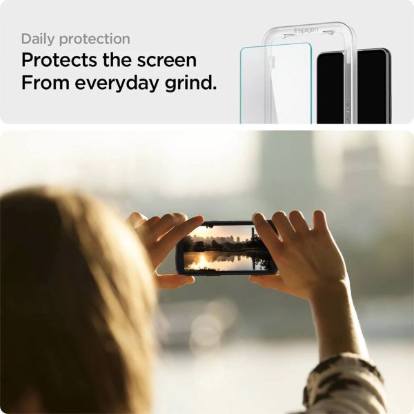 Spigen Protection d'écran en verre trempé GLAStR Fit 2 Paquets + Applicator Samsung Galaxy A53