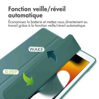imoshion Coque tablette rigide Trifold Apple iPad 9 (2021) 10.2 pouces / iPad 8 (2020) 10.2 pouces / iPad 7 (2019) 10.2 pouces - Vert