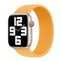 Apple 2 Pack Bracelet Solo tressé Apple Watch | 38/40/41/42 mm - Taille 7 - Black Unity/ Maize