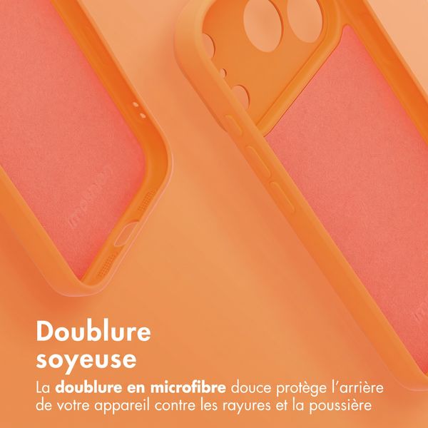 imoshion Coque Couleur avec MagSafe Apple iPhone 18 Pro / 17 Pro - Orange