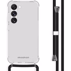 imoshion Coque arrière transparente avec cordon Samsung Galaxy S23 - Noir
